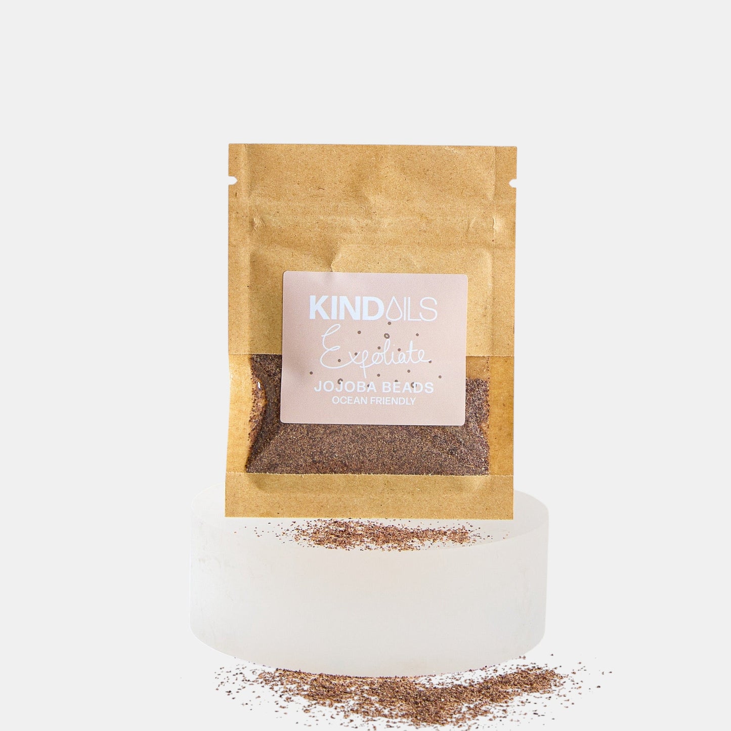 Kind Oils Exfoliate package on a white background