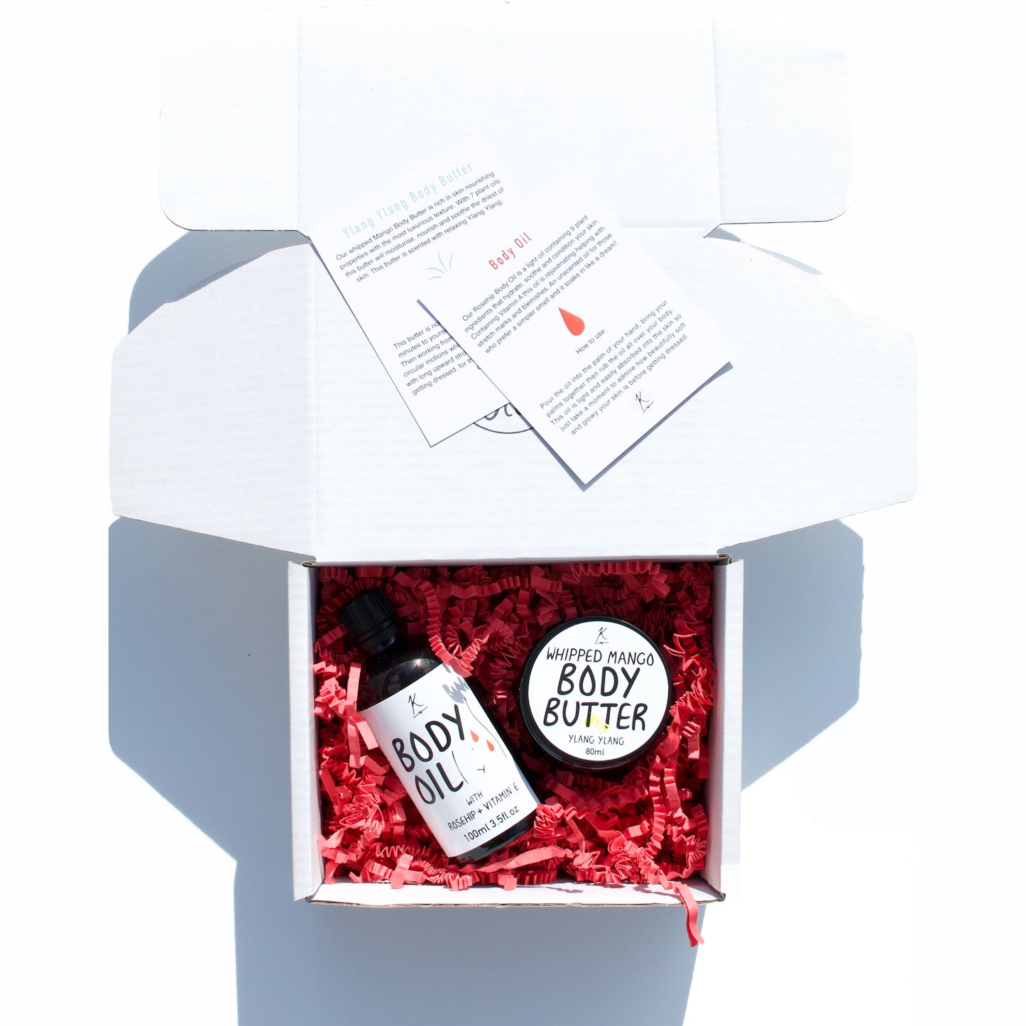 Luxurious All Natural Body Butter And Oil Gift Set