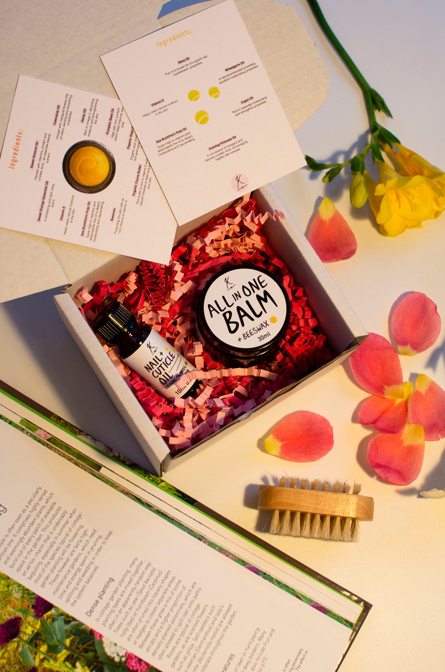 Orange And Beeswax Natural Hand Gift Set