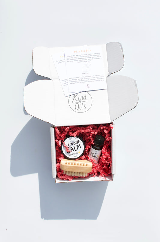 Orange And Beeswax Natural Hand Gift Set